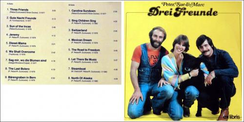 CD-Kopie von Vinyl: Drei Freunde - Peter, Sue & Marc